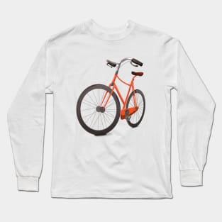 Red Bicycle Long Sleeve T-Shirt